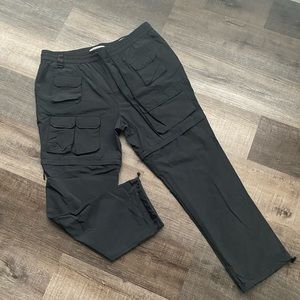 PacSun Relaxed Cargo Joggers - Black - Size XL